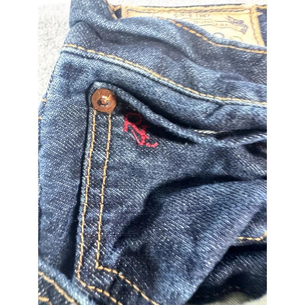 Polo Ralph Lauren Mens Authentic Dungarees Dark Wash Straight Leg Jeans 34x34